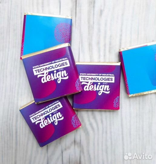 Брендированный шоколад с логотипом оптом на заказ