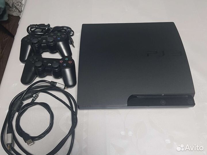 Игровая приставка ps3 slim 160гб, 500гб