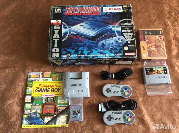 Стартовый оригинальный комплект Nintendo snes(PAL)