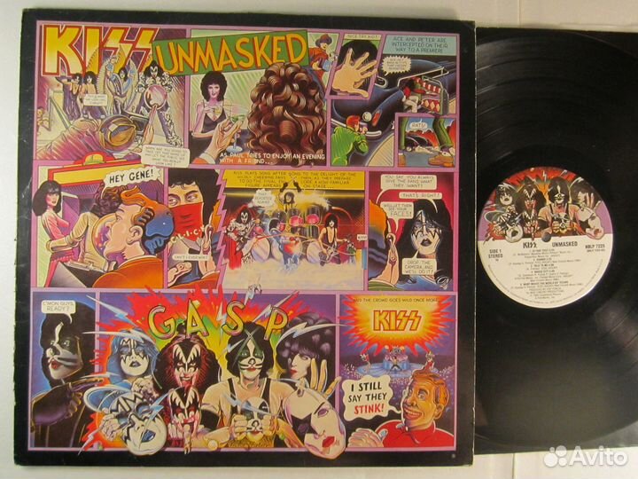 Kiss – Unmasked - LP USA 1st press 1980