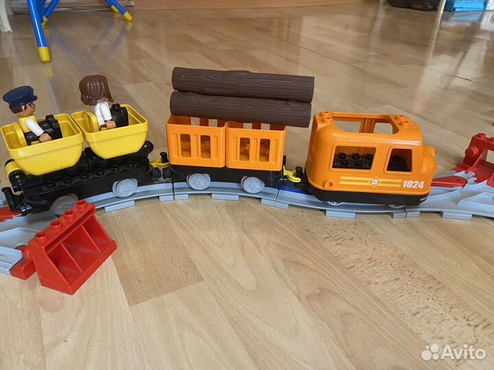 Конструктор lego дупло Town 10875 Грузовой поезд