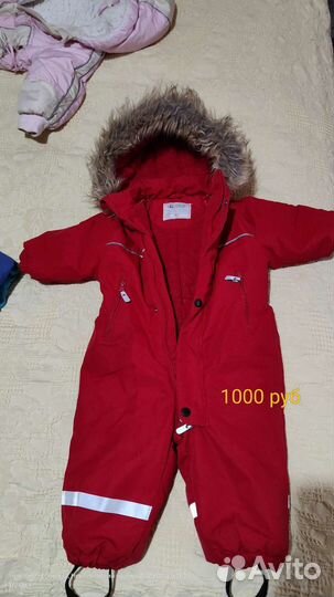 Детский зимний комбинезон на девочку