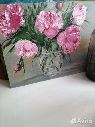 Картина пионы