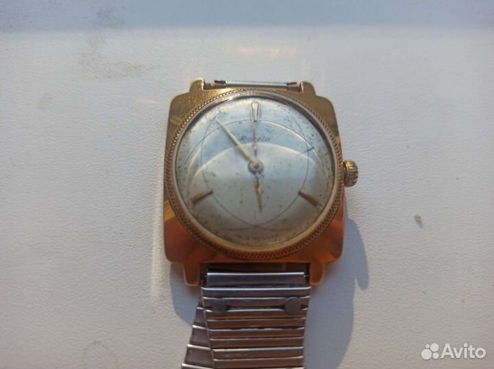 Часы Ракета Атом золото AU20 СССР экспорт 1960 ход