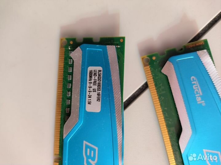 Оперативная память ddr3 crucial 2х4 гб