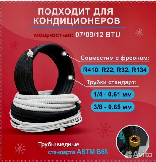 Готовый комплект для монтажа кондиционера