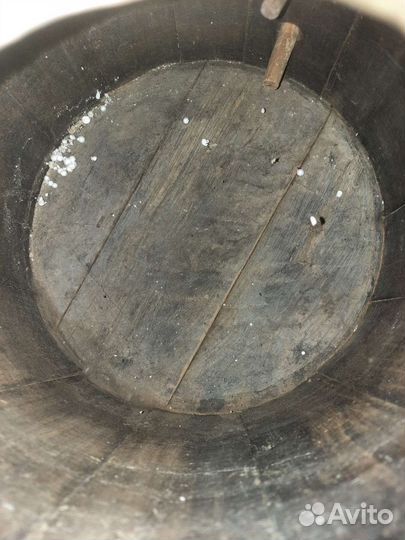 Деревянная Бочка Кадушка с Крышкой 19в 2