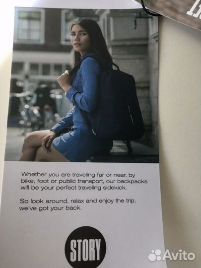 Рюкзак новый с замком «антивор»