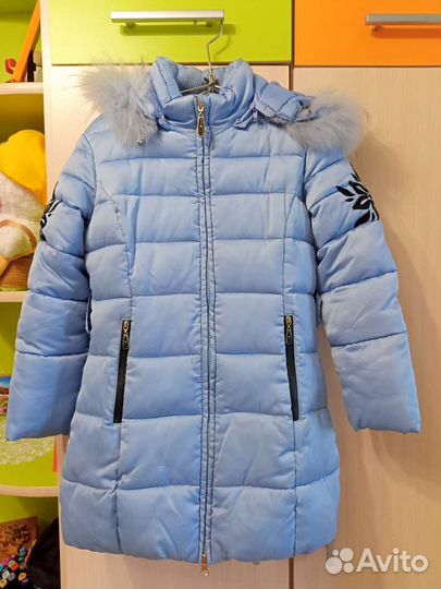 Пуховик для девочки 122