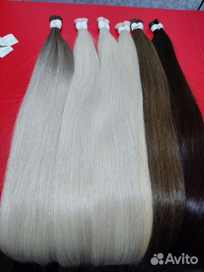 Волосы натуральные срез