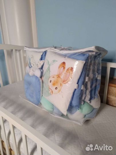 Бортики в кроватку новые