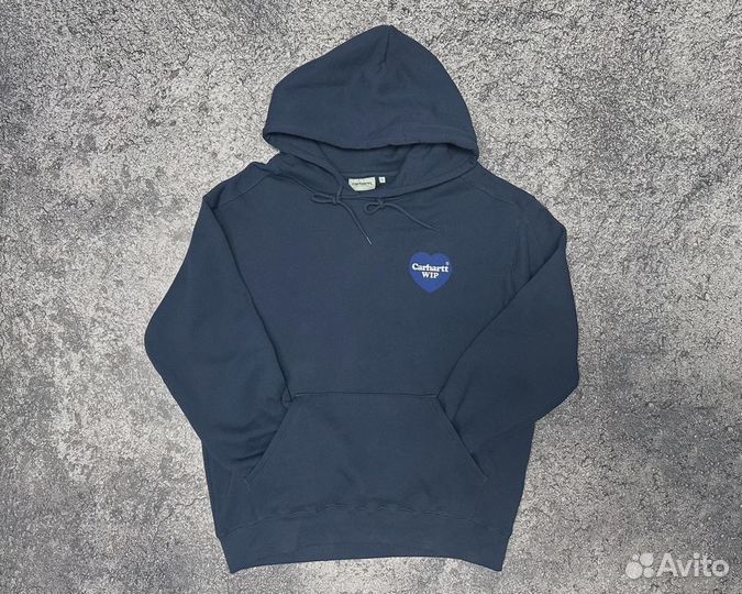 Худи Carhartt WIP Heart Hoodie Navy