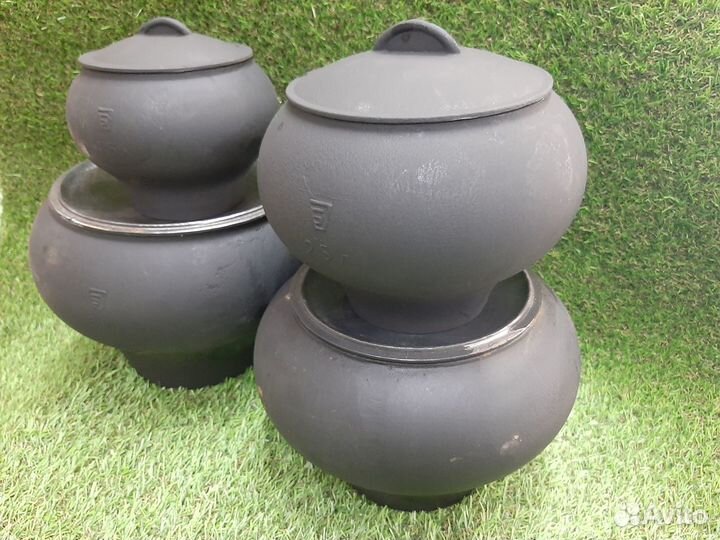 Чугунок, горшок чугунный 4 литра