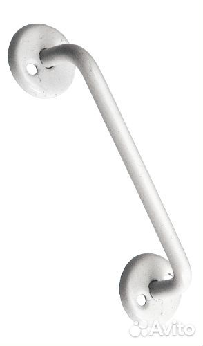 Ручка скоба рс- 80-3 полимер белый