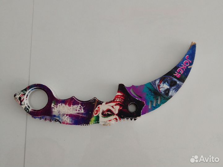 Деревянный нож керамбит