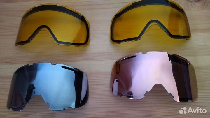 Линзы для горнолыжных очков-масок