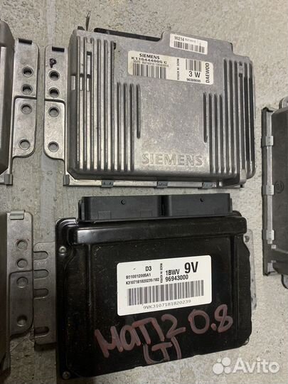 Блок управления двигателем daewoo matiz 0.8