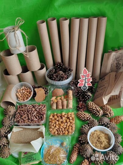 Природные материалы для творчества поделок