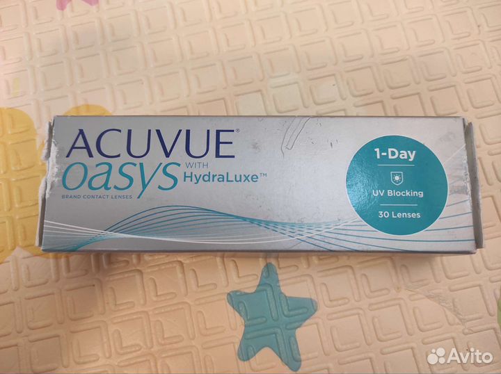 Acuvue oasys однодневные линзы новая упаковка