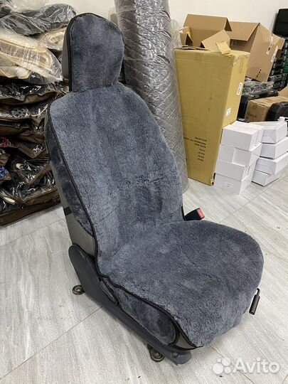 Меховые накидки на сидения автомобиля