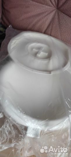 Судно подкладное с крышкой (из мед. пластика)