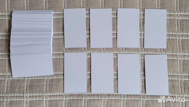 Карточки для записей/игр