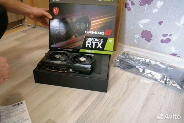 Видеокарта rtx 3060ti msi GamingX