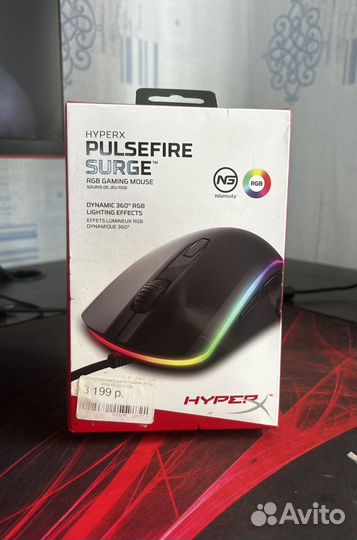 Игровая мышь HyperX Pulsefire Surge RGB