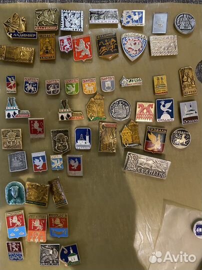 Значки СССР города