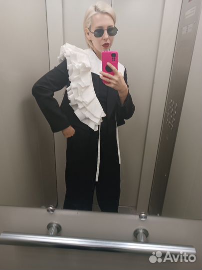 Манишка с волнами в стиле Pollyhey