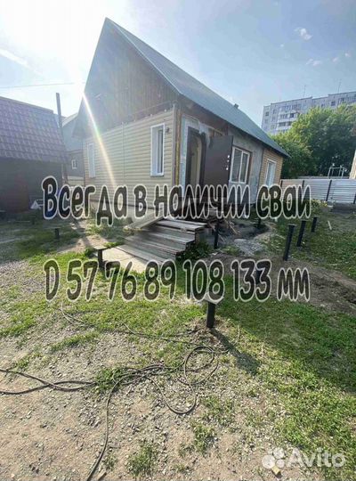 Винтовые сваи обвязка