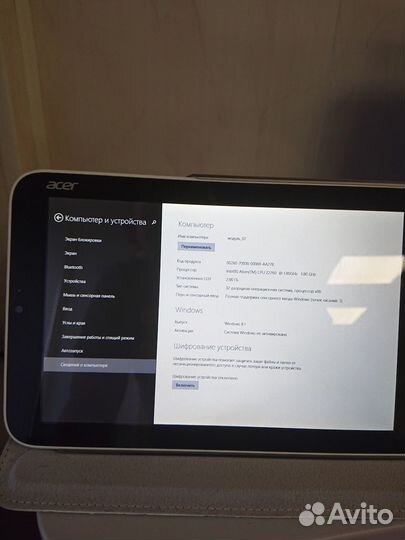 Acer Iconia tab w3 810