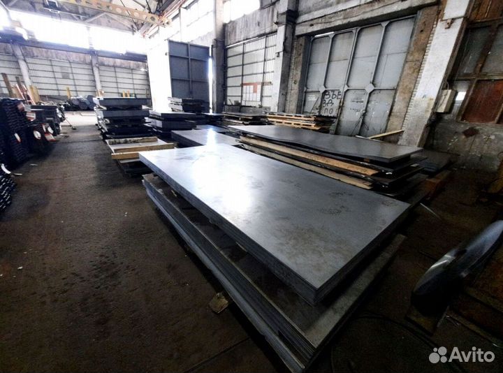 Лист металла стальной 2х1250х2500, Ст45