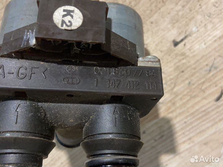 Клапан отопителя на Mercedes W210