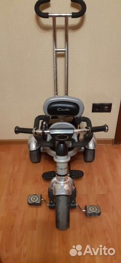 Детский велосипед с родительской ручкой