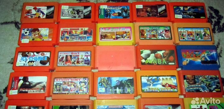 Картриджи dendy денди много