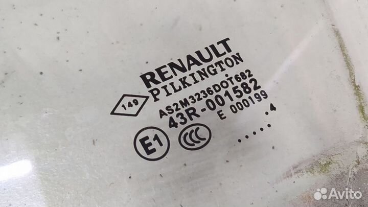 Стекло боковой двери Renault Captur, 2014