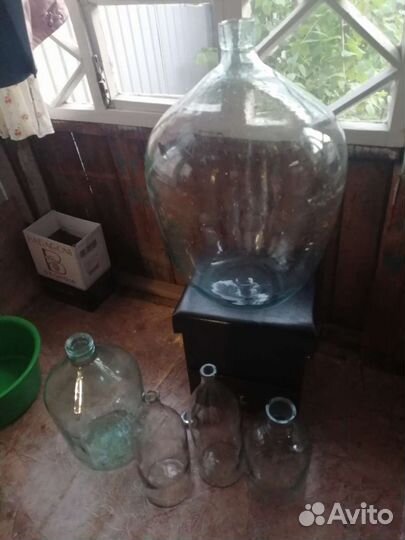 Банки стеклянные,старинные, от