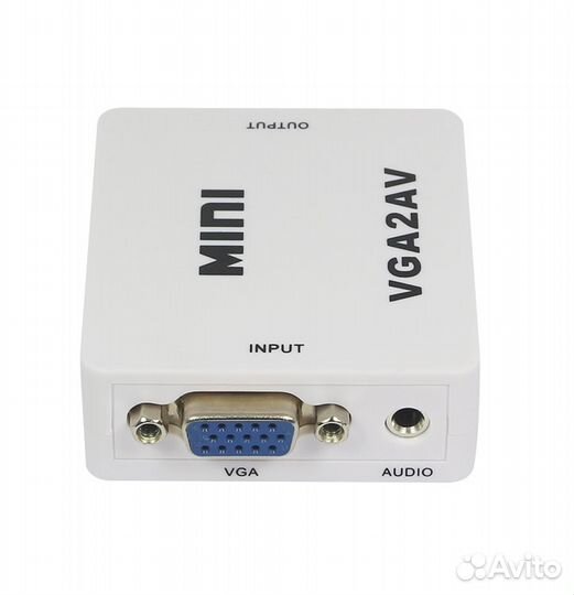 Конвертер VGA + Audio to AV (3RCA)