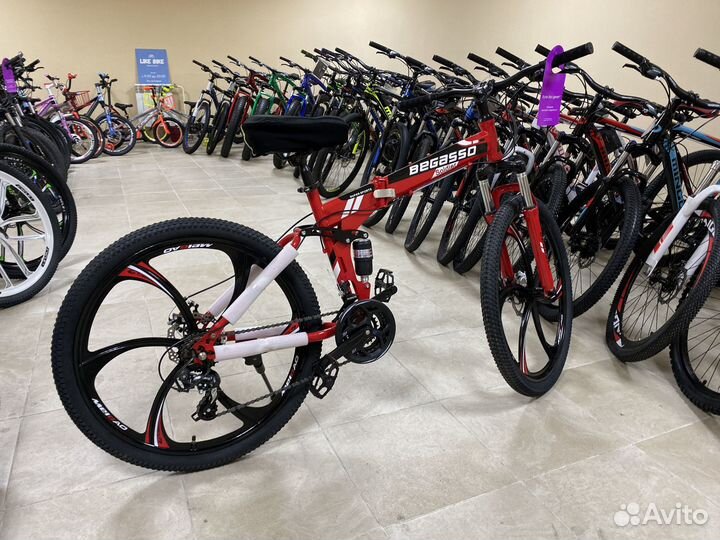 Велосипед на литых дисках