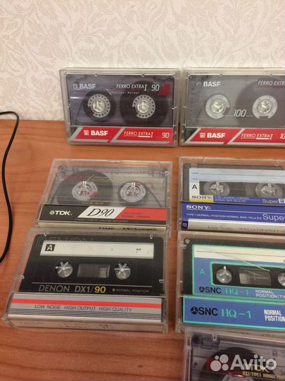 Кассеты basf, TDK,denon,sony, maxell, goldstar