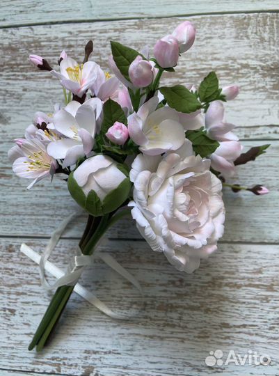 Букет из полимерной глины