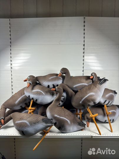 Чучела гусей 10 шт