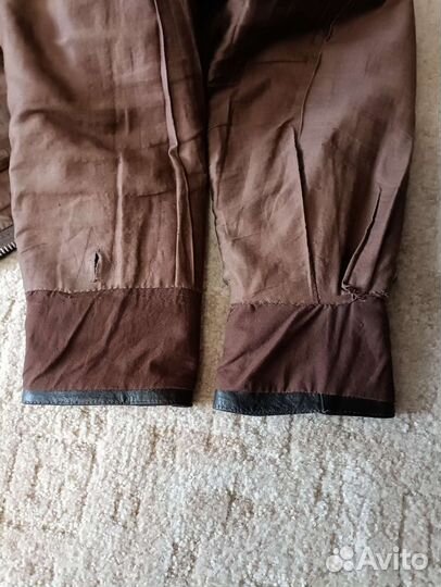 Куртка летная кожаная