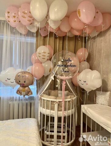 Качественные Шары на выписку. Выписка из роддома