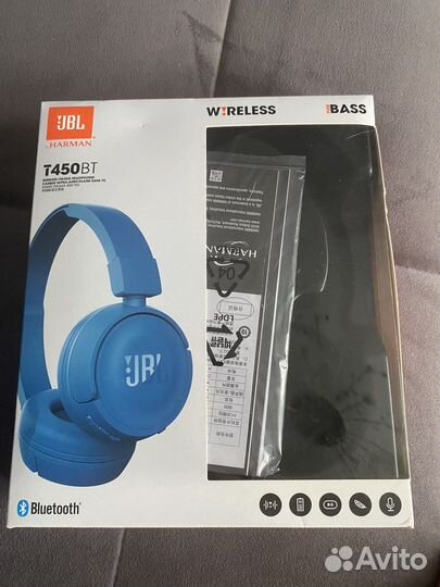 Беспроводные наушники jbl t450bt
