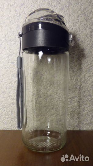 Бутылка для воды стекло 0,5 литра