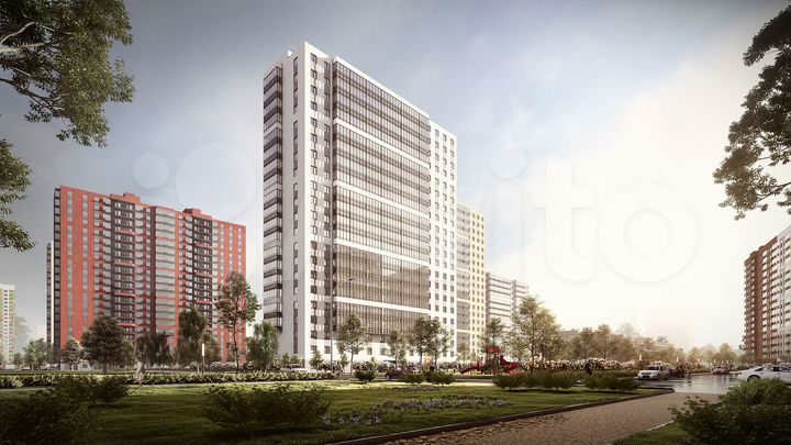 1-к. квартира, 33,1 м², 6/22 эт.