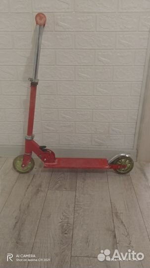 Самокат детский двухколесный бу