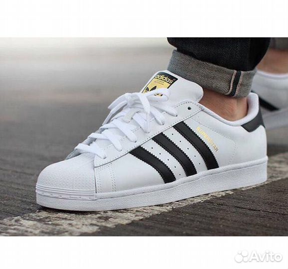 Adidas superstar белые premium